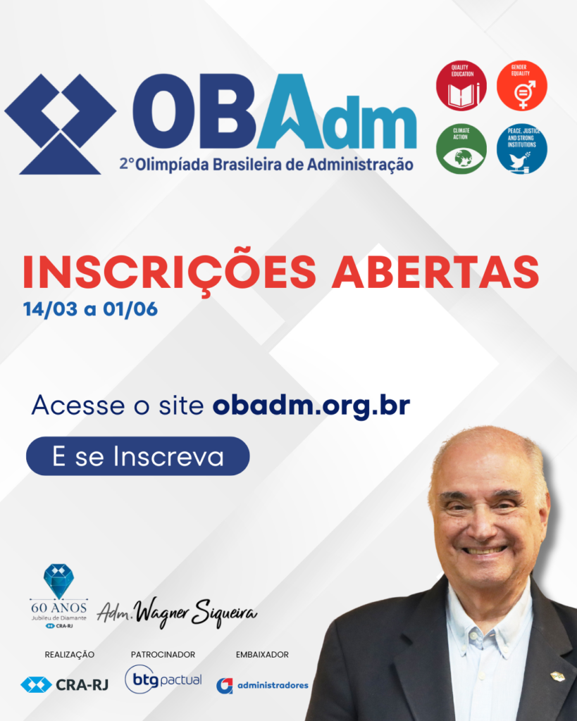 Inscrições Abertas OBAdm